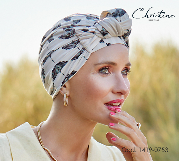 Turban woman Christine Beatrice 1419-0753 Bambu