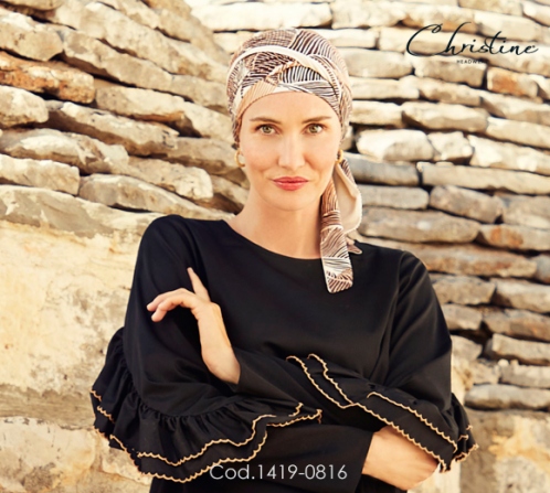 Beatrice women's turban 1419-0816 Shades of Africa