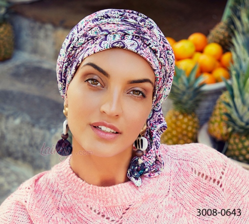 Boho Spirit Headwear 3008-0643 SAPPHIRE