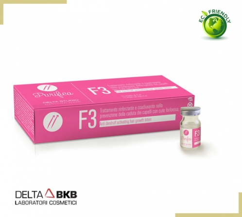 Delta Studio - Anti-dandruff Line | Purifies F3 Deforating Vial Regrowth