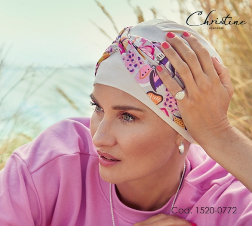 Ladies Cap Christine Shakti 1520-0772 Bamboo viscose | Christine CE (Post Chemotherapy deductible)