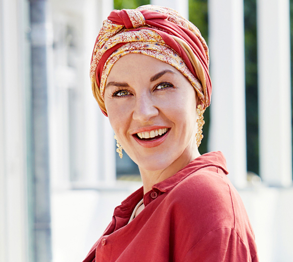 Women's chemo summer turban Christine Beatrice 1419-0910