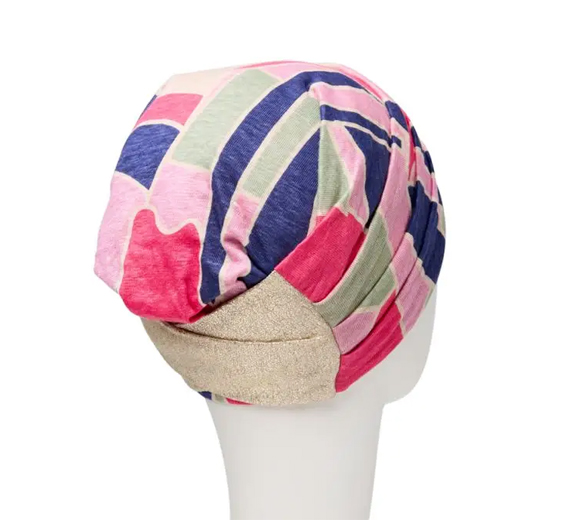 Women's chemo turban | Christine Amia 1522-0817 | Linen