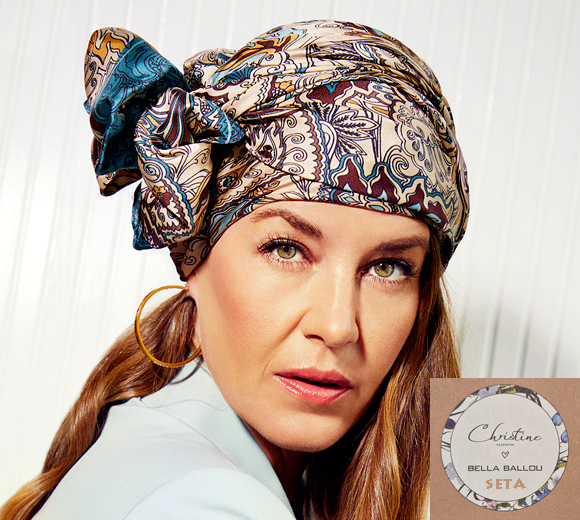 Women's Summer SILK Turban Milena 1558-0924