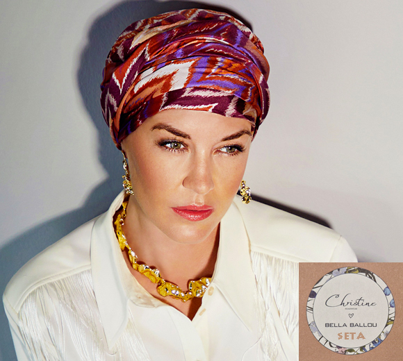 Women's Summer SILK Turban Christine Milena 1558-0923