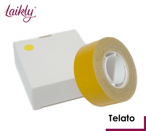 Biadesivo giallo telato tesa in rotolo