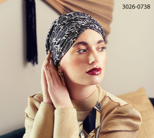 Calottina Boho Spirit Headwear 3026-0738 SAPPHIRE