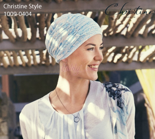 Calottina con fascia Christine Style 1009-0404 (8278) KARMA BAMBOO