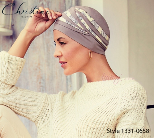 Calottina turbante Christine Style 1331-0658 SHANTI bambù