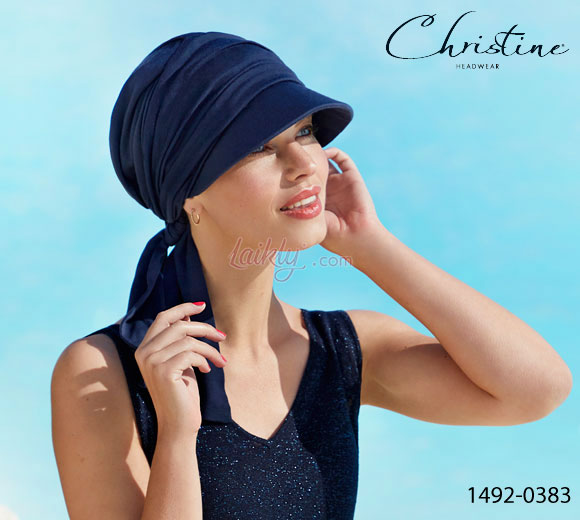 Cappello con frontino protezione UPF 50+ Christine Style 1492-0383 BRIANA -  Turbanti - Laikly
