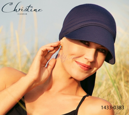 Cappello protezione UPF 50+ Christine Style 1433-0383 BIANCA
