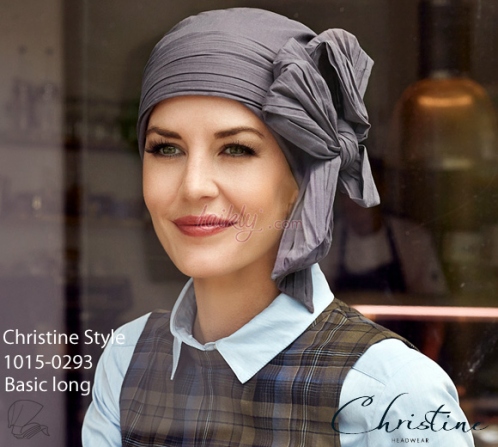 Christine Style 1015 JOLI Autunno-Inverno (8200) Turbante con code lunghe in cotone