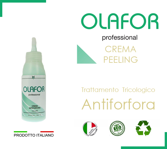 Crema Peeling anti forfora professionale Olafor - Il migliore