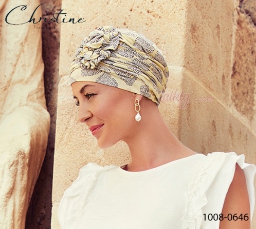 Cuffia Christine Headwear Style 1008-0646 LOTUS bambù