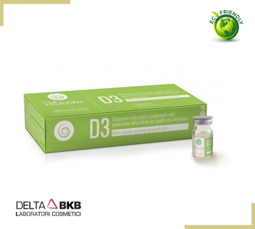 Delta Studio - Linea Seboregolatrice | Detoxina D3 Fiala Seboregolatrice Capelli Grassi