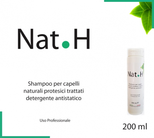 Shampoo NAT.H per capelli protesici veri naturali trattati