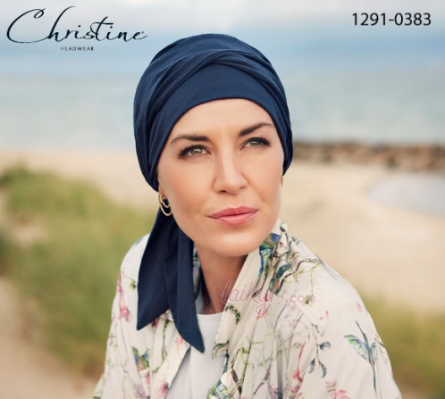 Turbante con code corte BEATRICE Christine Headwear Style 1291-0383 Body Balance Line 37.5 Technology